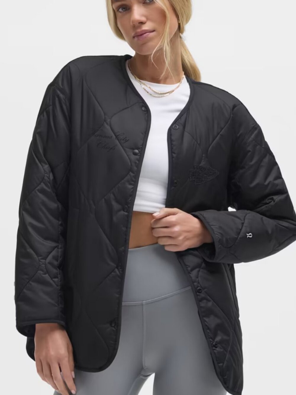 Lululemon Quilted Insulated Liner Puffer Jacket NFL Kansas Chiefs Women's S NEW